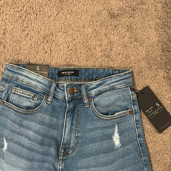 NWT American Bazi Jeans high rise boyfriend - Picture 2 of 2
